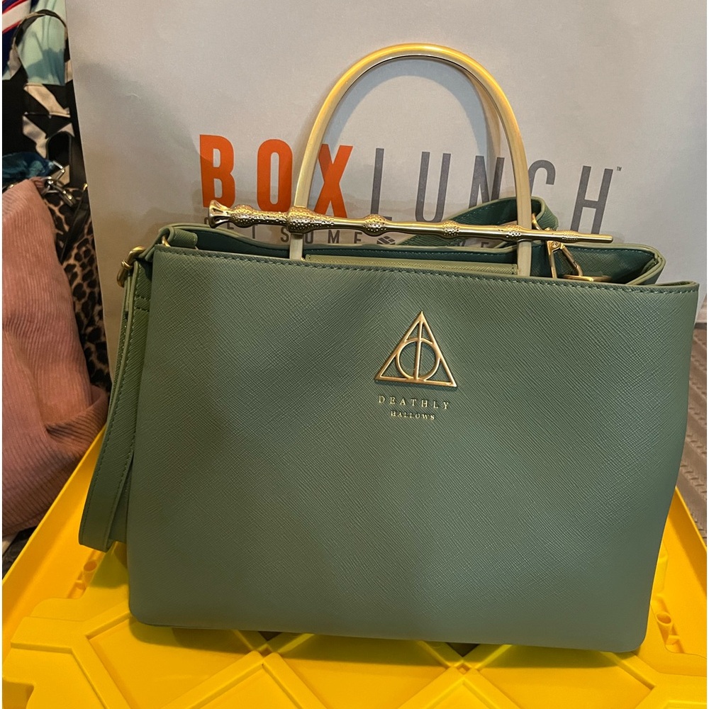 Loungefly Harry Potter Elder Wand Handbag - Sage Green
